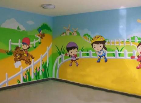 普安幼儿园墙体彩绘制作流程及注意事项