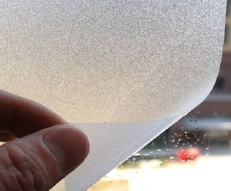 普安玻璃门外面粘广告用什么材料好？